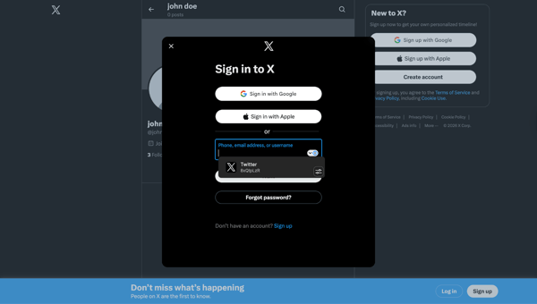 1Password autofill
