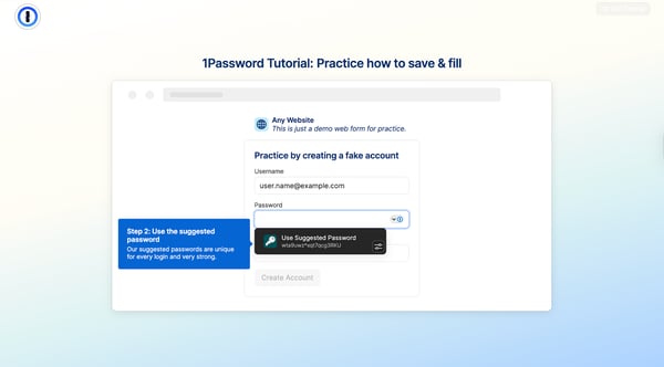 1Password tutorial