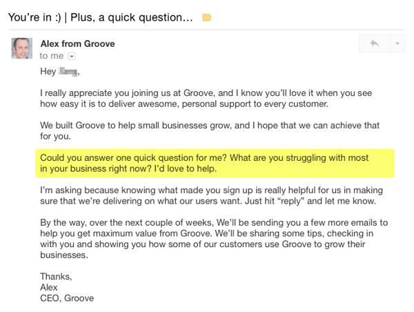 groove email