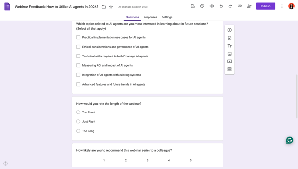 AI-assisted Google Form