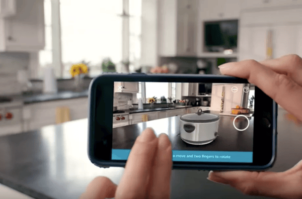 augmented reality AR in app for ux