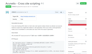 Acunetix by Invicti vulnerability scanning interface