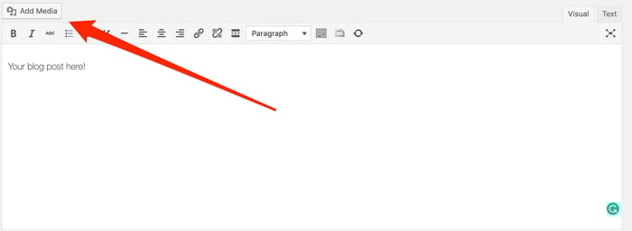 Add Media to a WordPress Blog