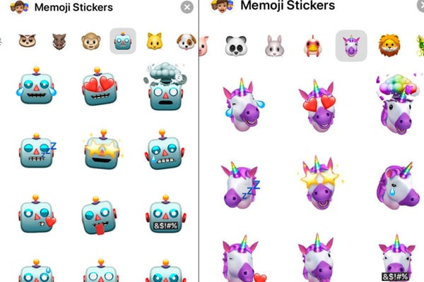 Animoji stickers ios 13