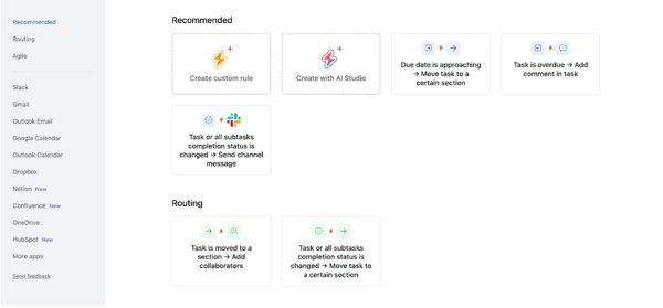 Asana automation