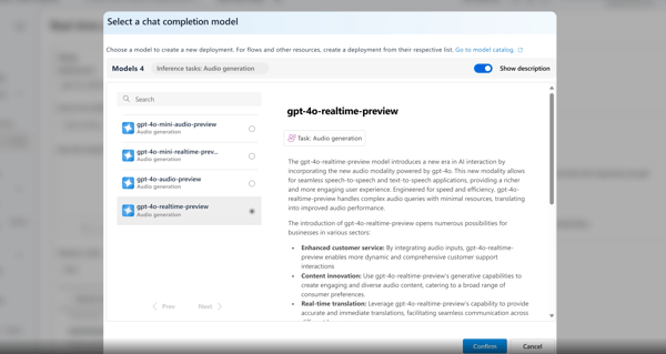 Azure OpenAI services
