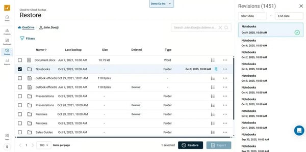 Barracuda Cloud-to-Cloud Backup