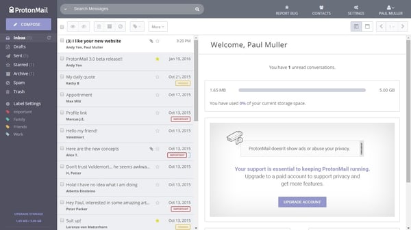 protonmail best free email software