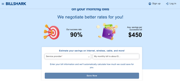 Billshark CTA