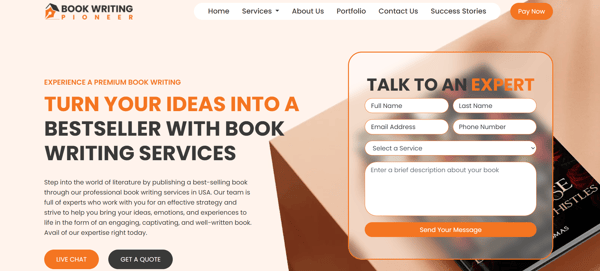 Book Writing Pioneer