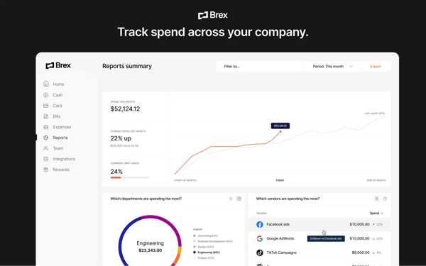 Brex expense tracking