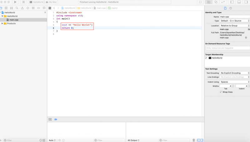 C++ tutorial for beginners step 3
