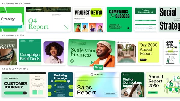 Canva campaign management templates
