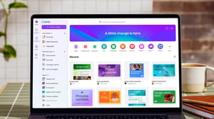 Canva homepage