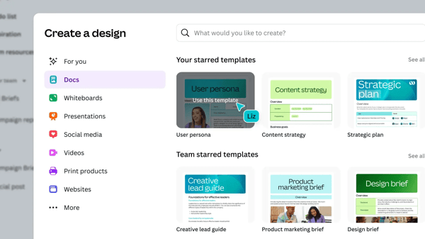 Canva templates