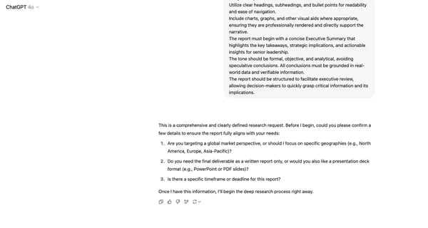 ChatGPT Deep Research