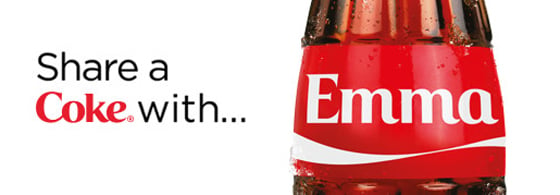 share a coke campaign UGC example