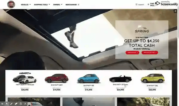 Fiat-Homepage