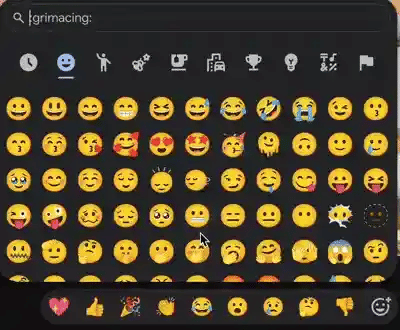 Google Meet emojis