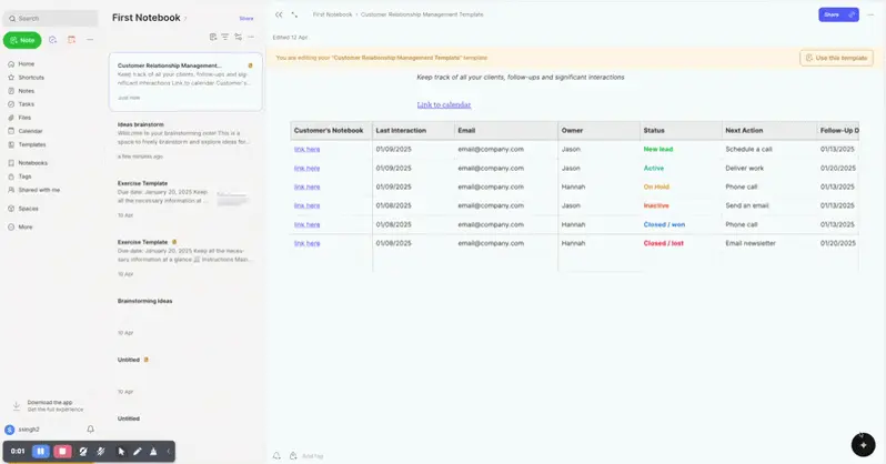 chatgpt based ai assistant on evernote