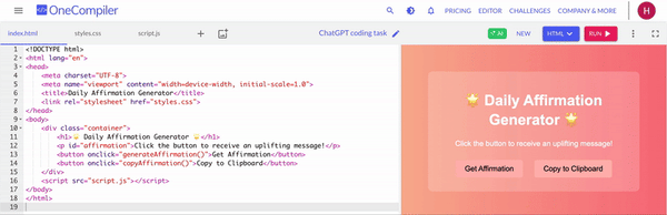 Copilot coding task