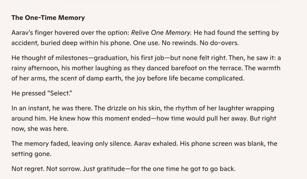 Copilot creative writing