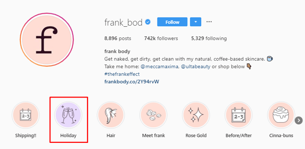 Frank Body holiday