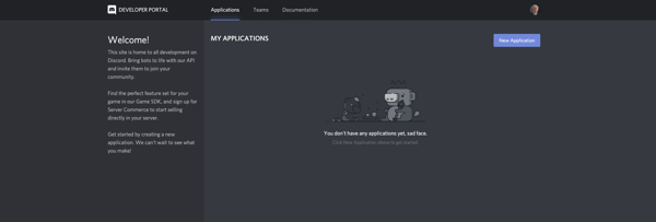 how to create a discord bot in your developer portal