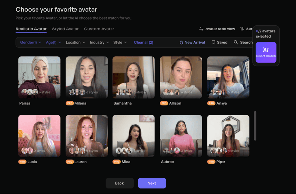 Creatify AI avatars