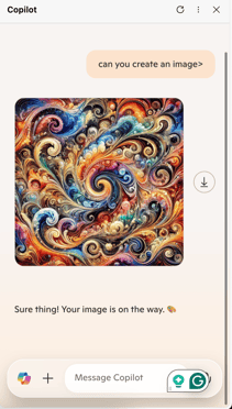 Creating images with Copilot on Microsoft Edge