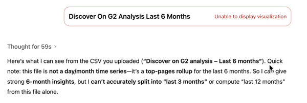 Data analysis with ChatGPT
