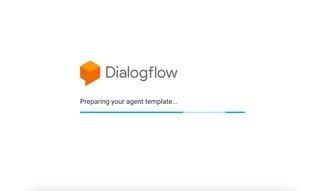 Dialogflow stuck when creating AI agent from template