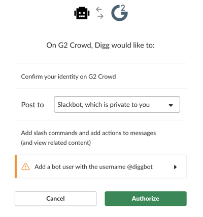 Digg-Slack-app