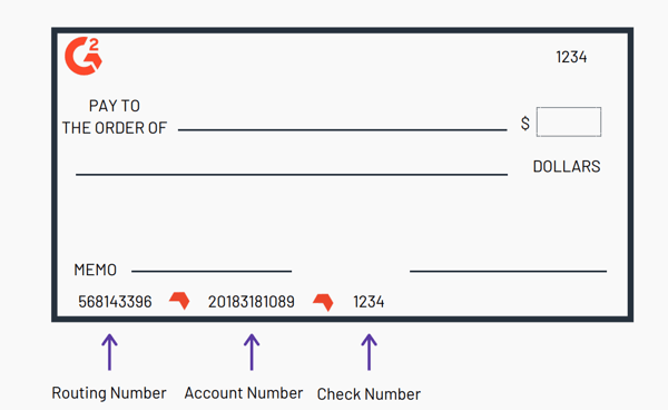 Como encontrar o número de roteamento em um cheque