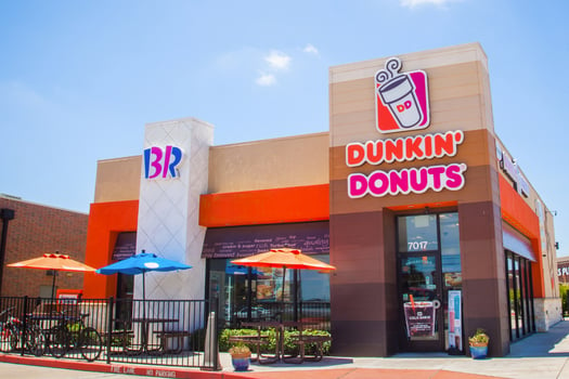 Dunkin donuts and Baskin Robbins