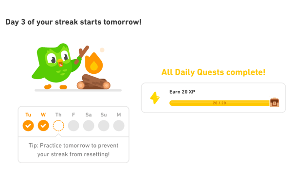 Duolingo gamification