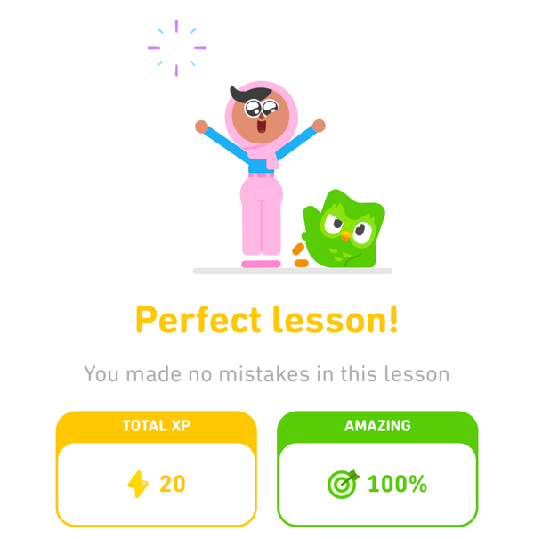 Duolingo gamified lessons