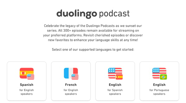 Duolingo podcast