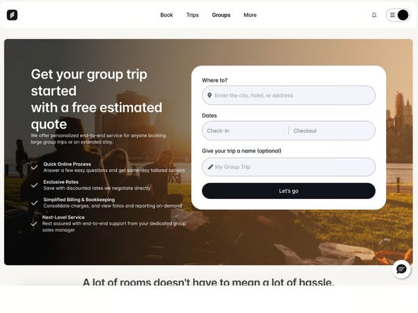 Engine hotel reservation platform