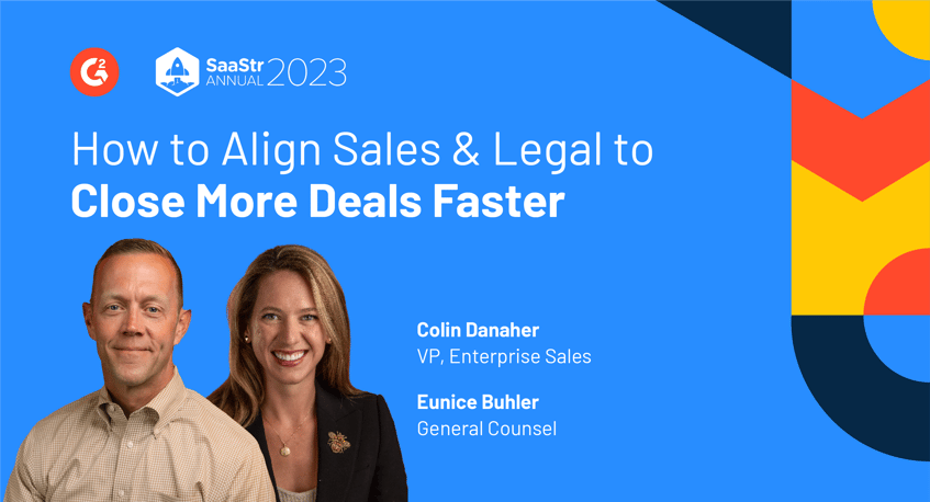 SaaStr Annual Session Spotlight: Aligning Sales & Legal to Close More Deals Faster