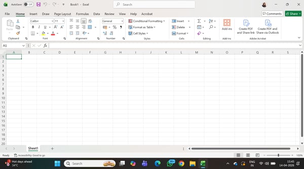 Excel Blank Spreadsheet