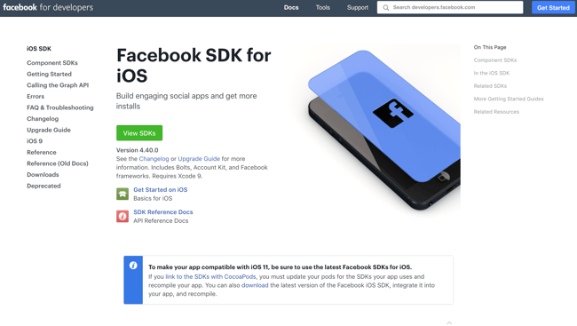 Facebook iOS SDK