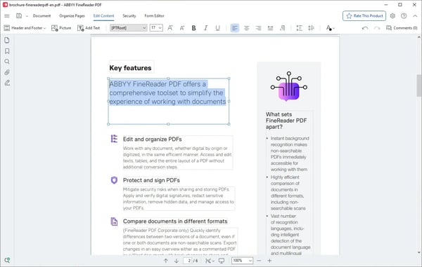 FineReader PDF for Windows and Mac