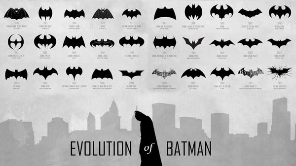 batman logo evolution