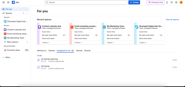 For You in jira