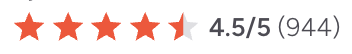 Freshbooks G2 rating
