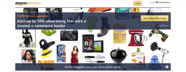 marketing di affiliazione di Amazon 