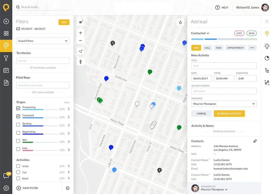 Increase Field Sales Efficiency With Account Mapping