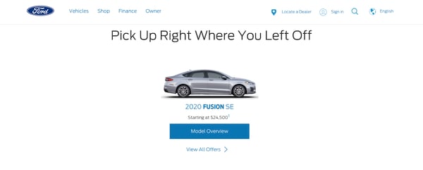 ford fusion ad