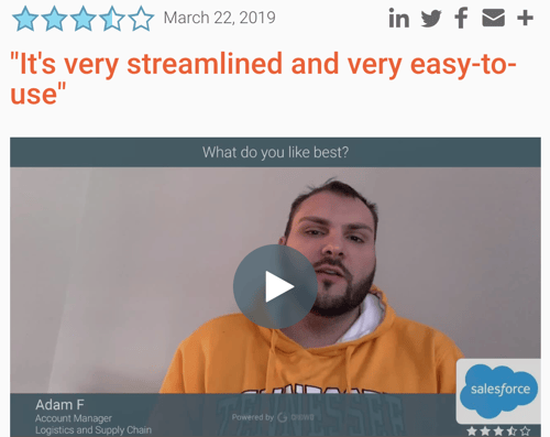 G2 Salesforce Review Video